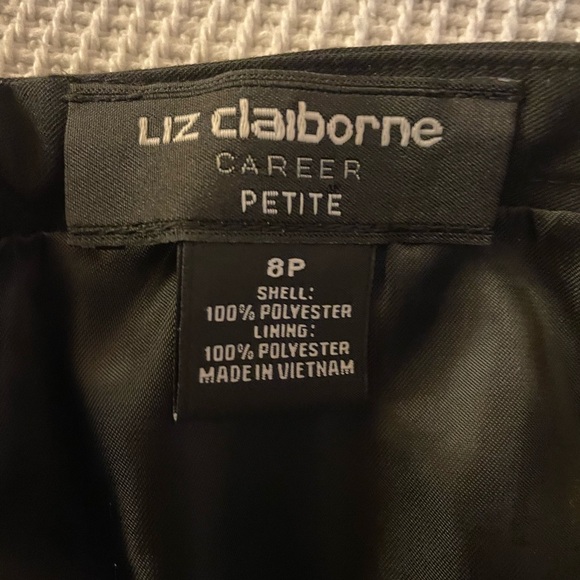 Liz Claiborne Yellow & Blue Striped Mini Skirt - Size Small - Horizontal Linear - Picture 2 of 3